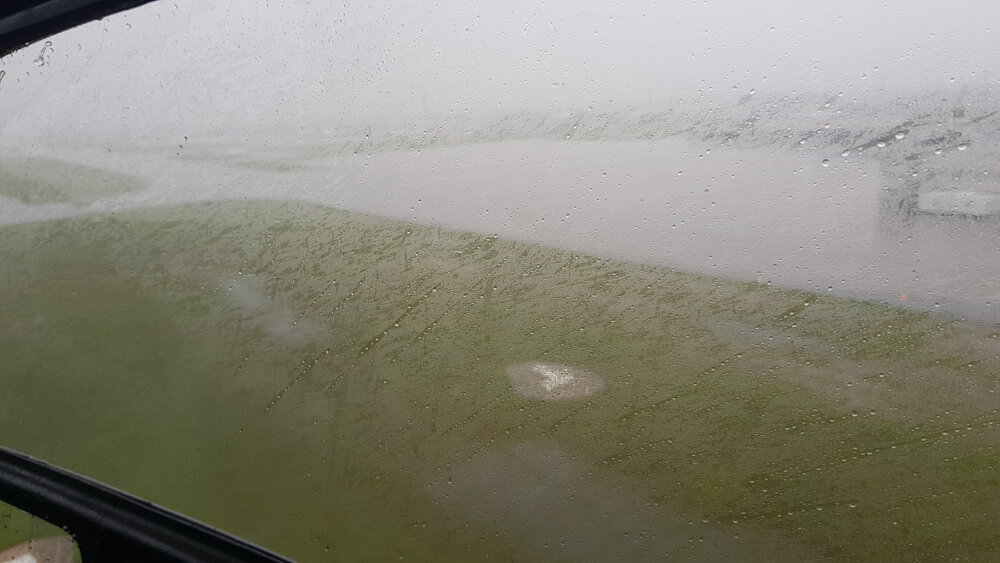 Townsville Airport, aerial photograph during floods, 2019. 