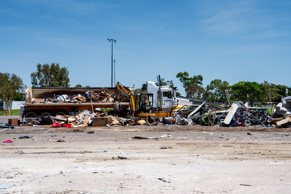Murray temporary transfer station, Annandale, 2019.