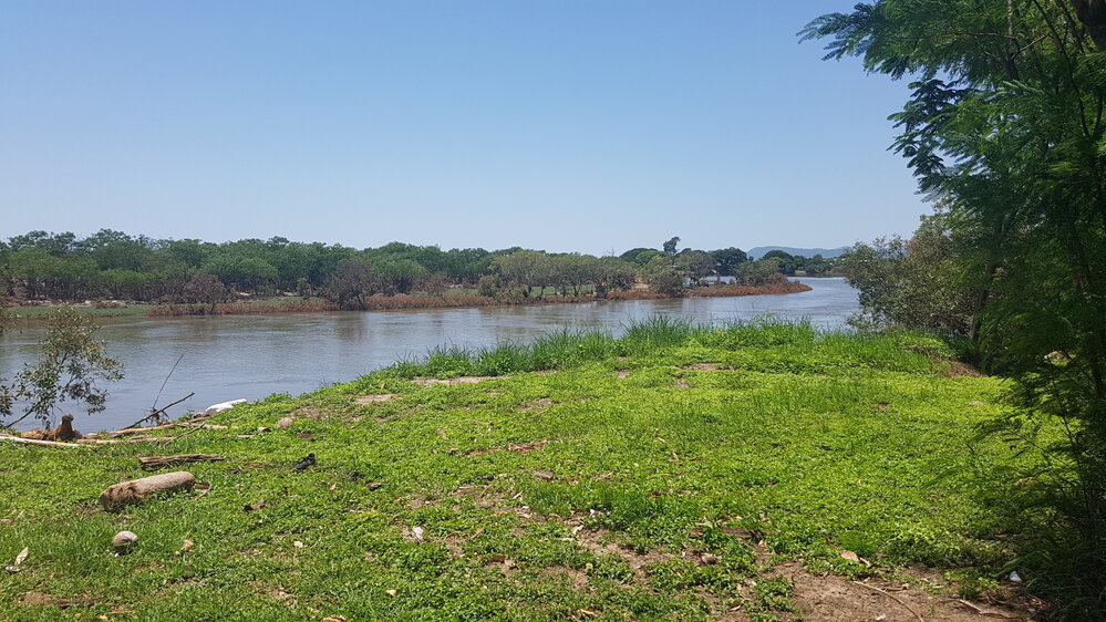 Ross River after the flood, Idalia, 2019.