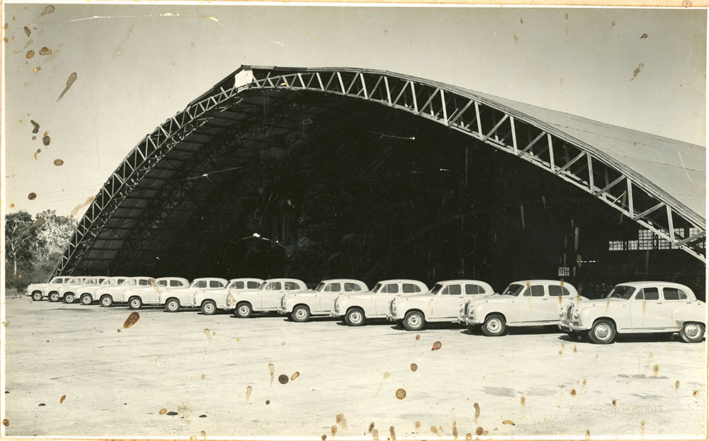 McDonald collection : Austin A70 Somerset cars imported by McDonald Brothers, Townsville, ca.1953