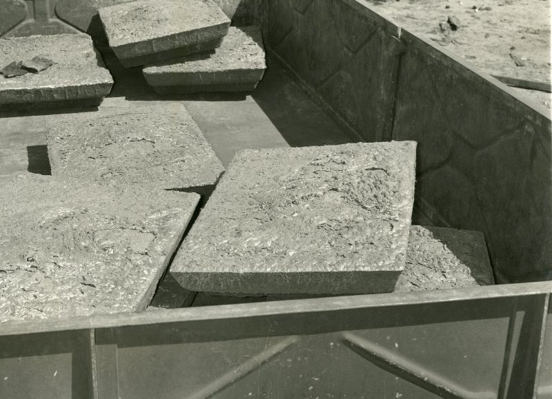 Copper ingots from Townsville's copper refinery being loaded for transport to the wharf. 