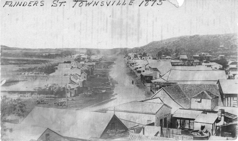Flinders Street, Townsville, 1875. 