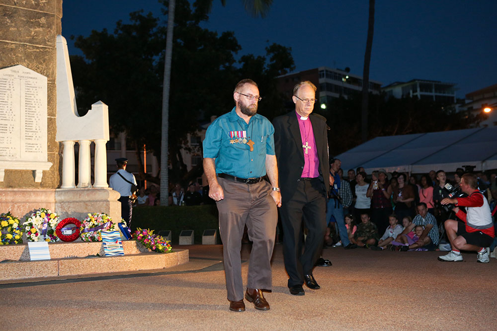 ANZAC Day commemoration at the Cenotaph, the Strand, Townsville, 25 April 2013