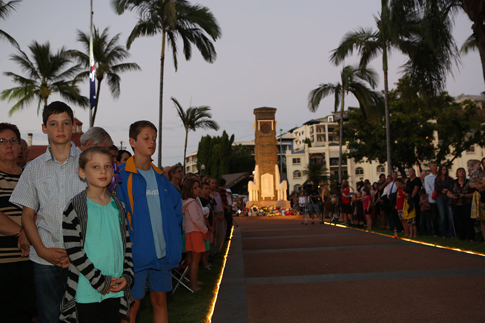 ANZAC Day commemoration at the Cenotaph, the Strand, Townsville, 25 April 2013