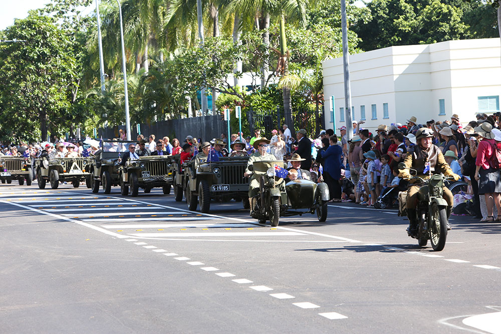 ANZAC Day parade, the Strand, Townsville, 25 April 2013