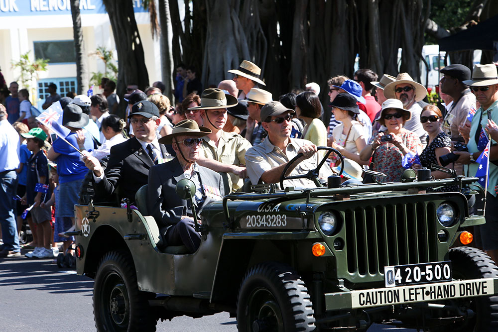ANZAC Day parade, the Strand, Townsville, 25 April 2013