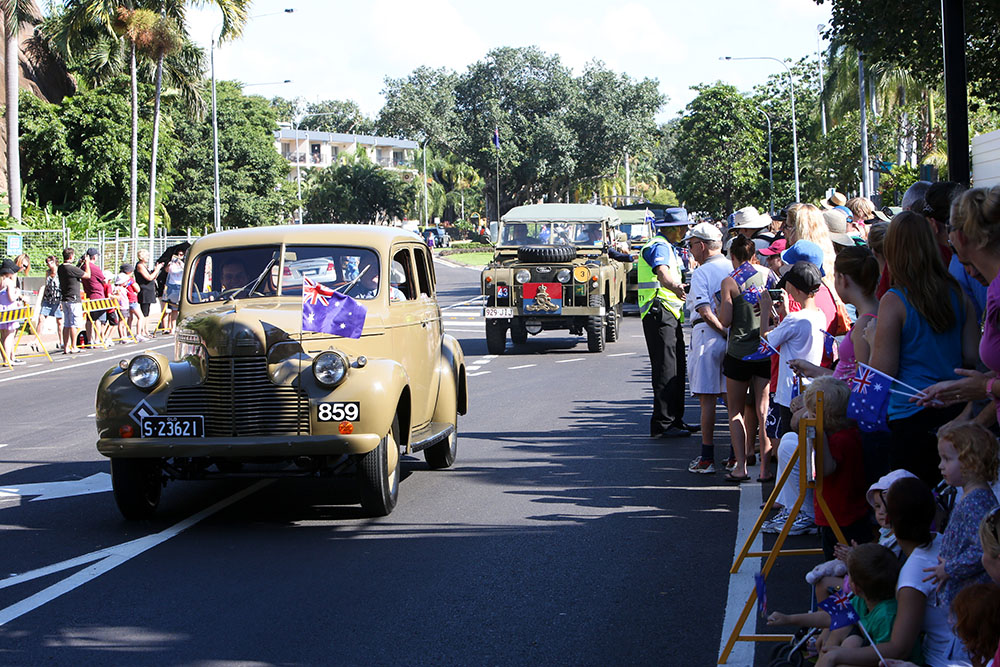 ANZAC Day parade, the Strand, Townsville, 25 April 2013