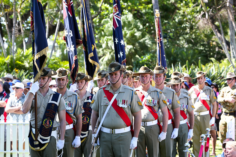 ANZAC Day commemoration, the Strand, Townsville, 25 April 2013