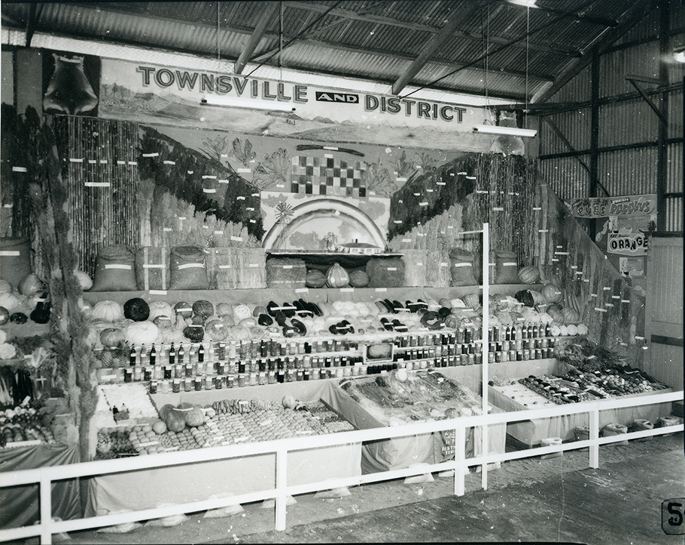 Townsville and District produce display at the Townsville Show, July 1966