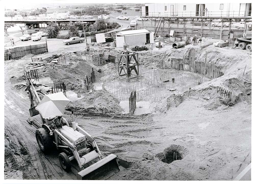 Foundations for the Hotel Townsville, 26th January 1974