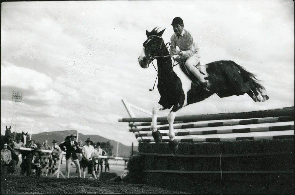 Showjumping at the Townsville show, 9th July 1971