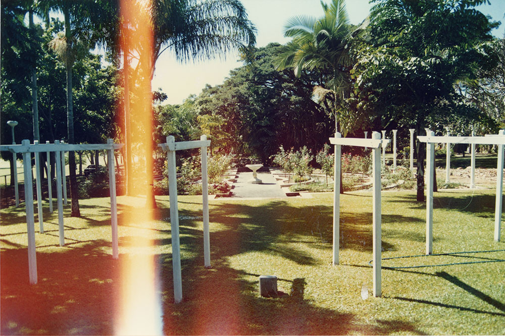 The rose garden in the Queens Gardens, Townsville, 1992 / Townsville City Council staff.