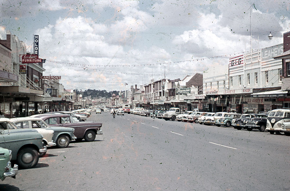Freeman collection : Queen Street, Ayr, North Queensland, 1961