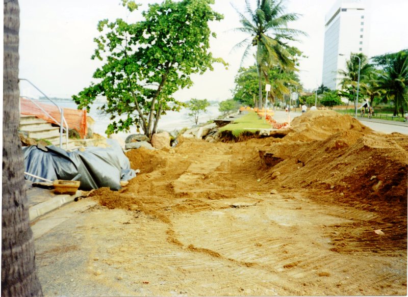 Damage to the Strand, Townsville, 15th January 1998. 