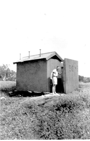 The toilet block on Palm Island, ca 1940 