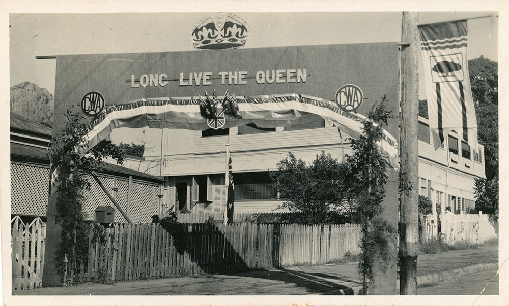 Thomas collection : Queensland Country Womens Association decorations for the royal visit, 1954