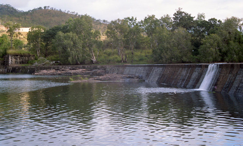 Black Weir, Ross River, Townsville, 1991