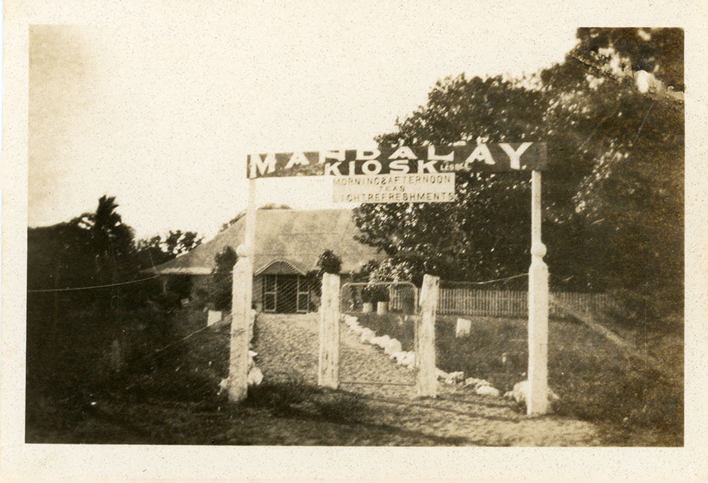 Mandalay kiosk, Nellie Bay, Magnetic Island, August 1930