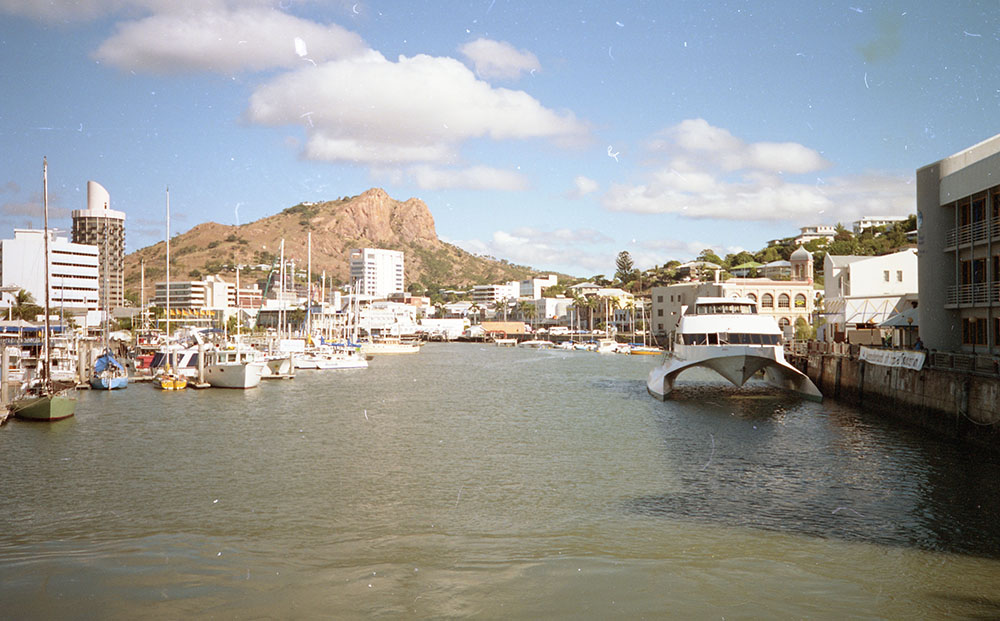 Ross Creek, looking toward Castle Hill, Townsville, 1991