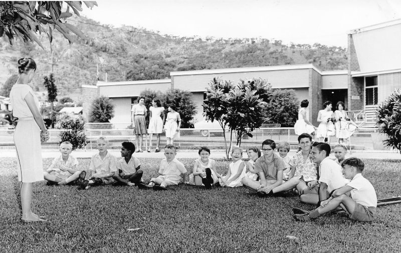 Children being taught at Cootharinga, North Ward, Townsville, 1963 