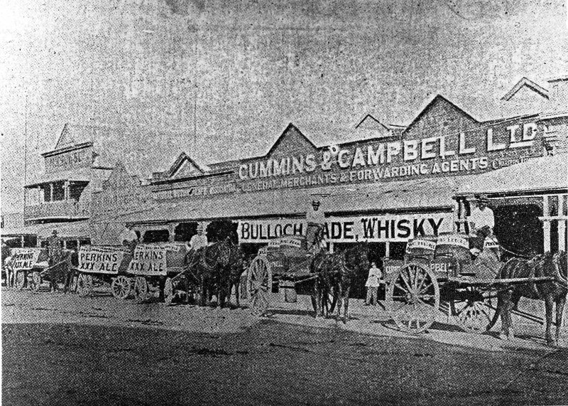 Weekly shipment of Perkins Beer, Cummins &amp; Campbell Ltd., agents, Townsville