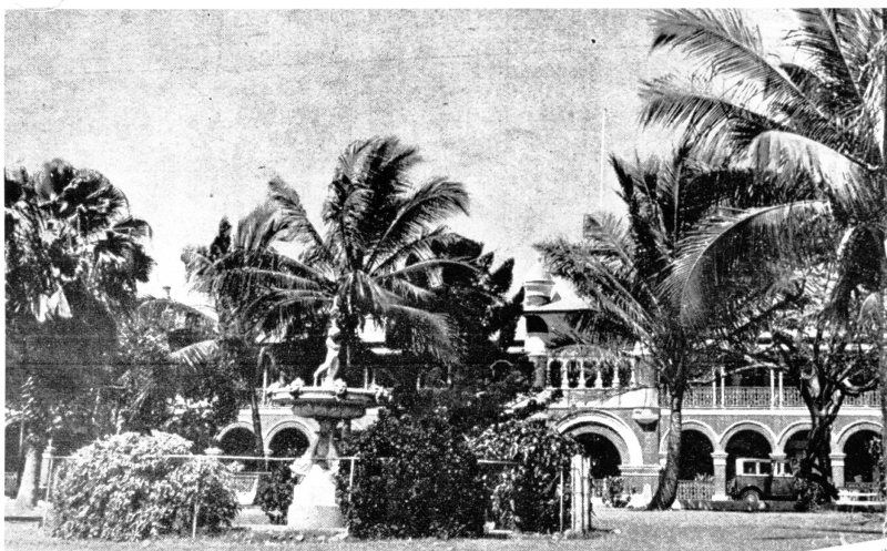 Queens Hotel from the Strand Park, Townsville, 1934 