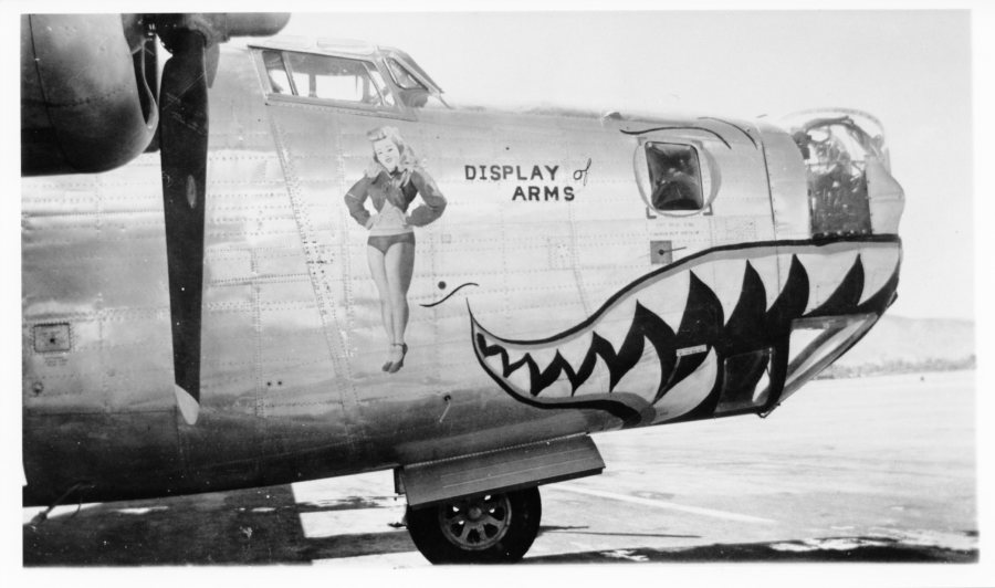 [B24 Liberator bomber, USAF, RAAF Base Garbutt, Townsville, 1944]