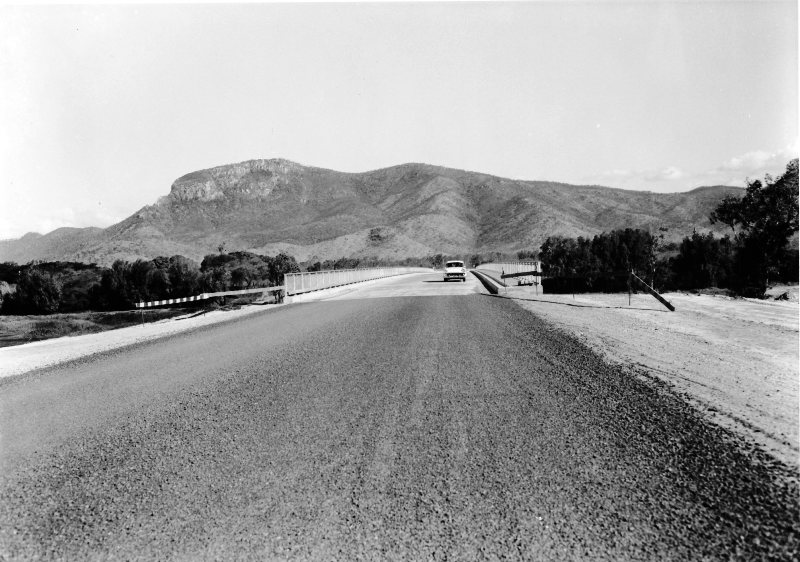 The newly constructed Charles Barton bridge, across Ross River at Nathan Street, Townsville 