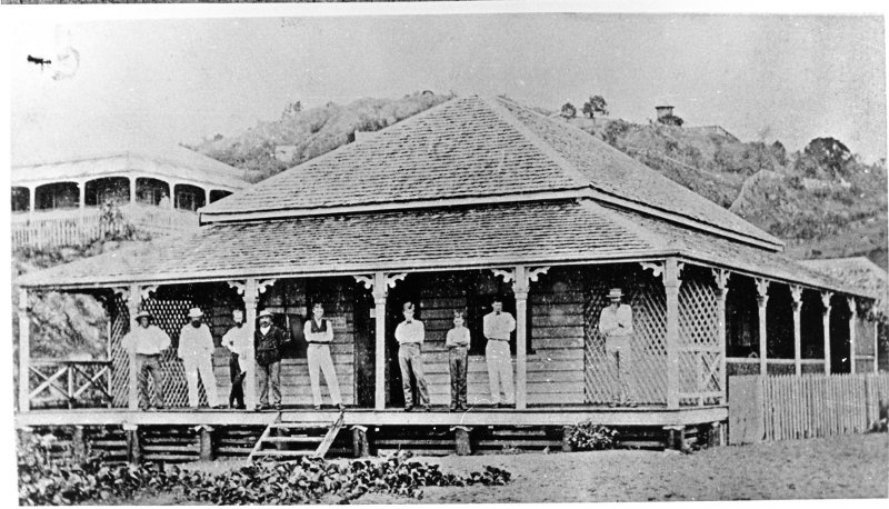 The Bank of New South Wales, on the corner of the Strand and Wickham Street, Townsville 