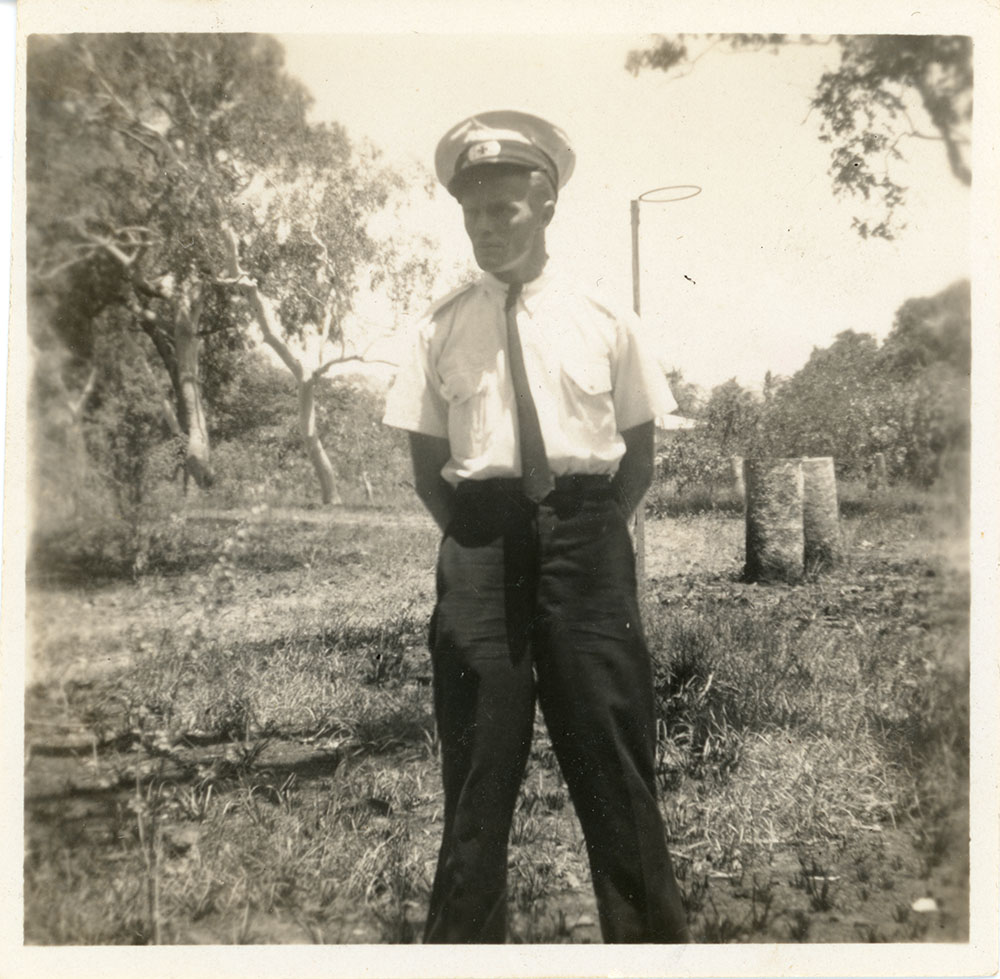Family photograph from the Quelch Forno collection : Ambulance officer in uniform
