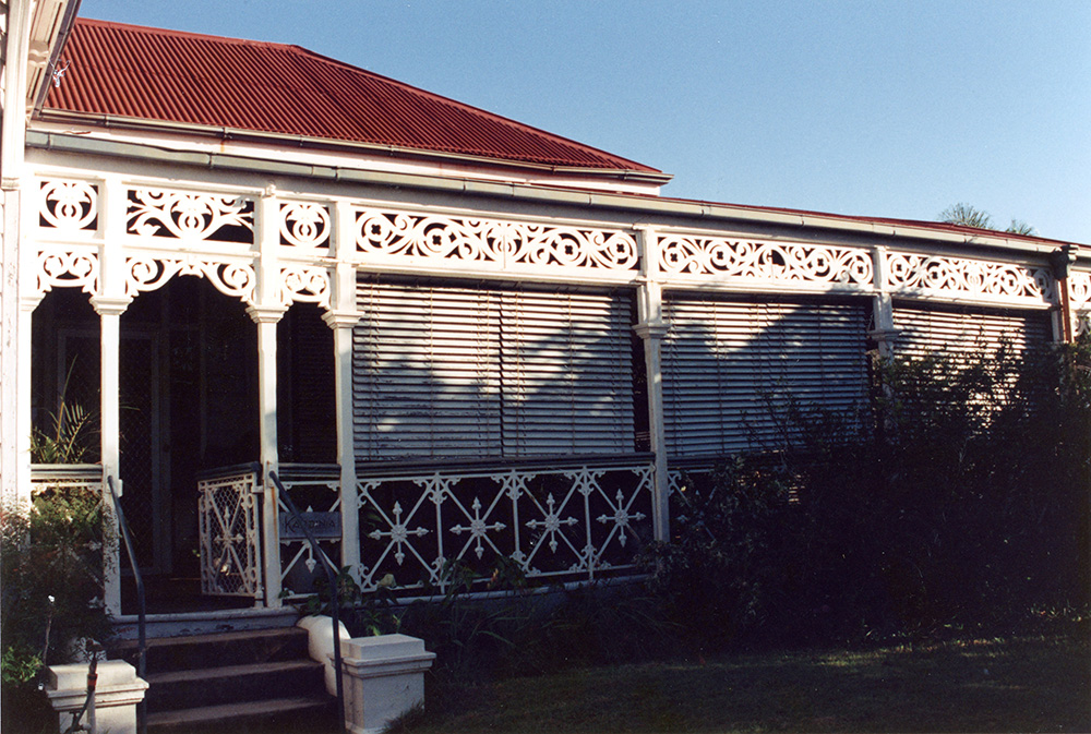 Fretwork renovation, 11 Victoria Street, Stanton Hill, Townsville, : 1996 residential grants / Townsville City Council