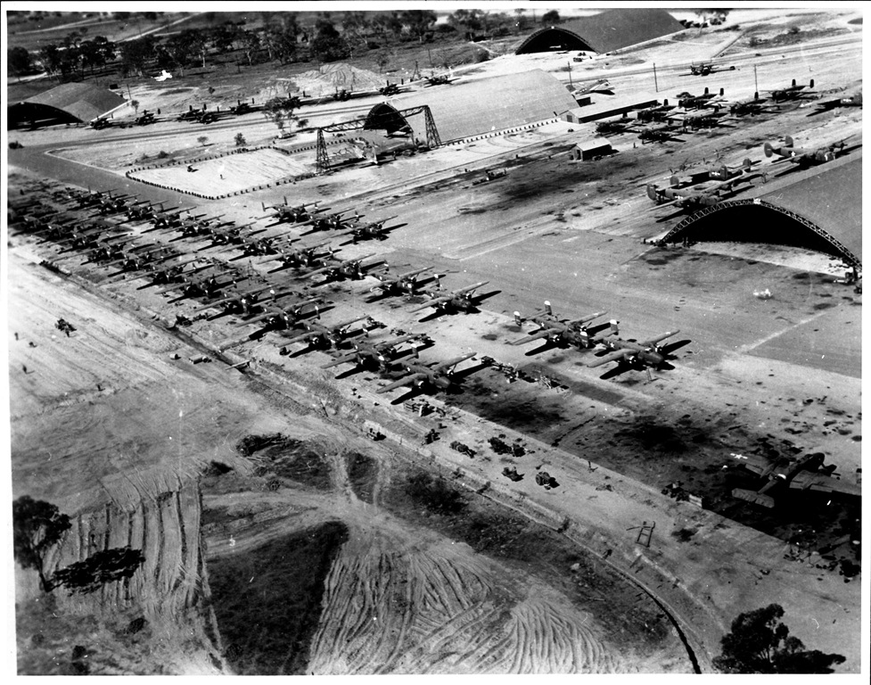 [Depot no. 2, American Fifth Airforce Service Command Base at Mount Louisa, Townsville]