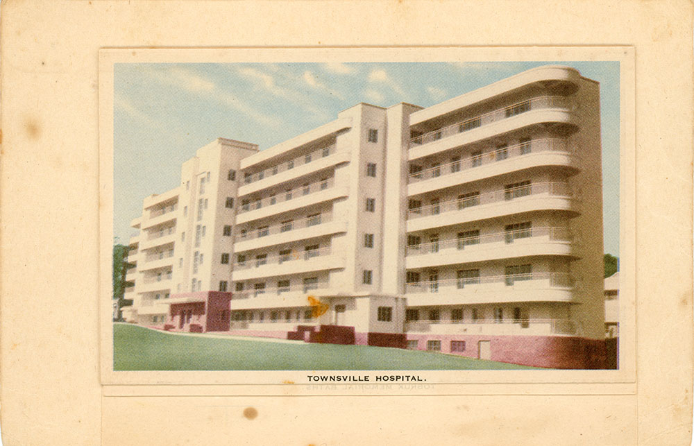 Postcard from the Quelch Forno collection : Townsville hospital