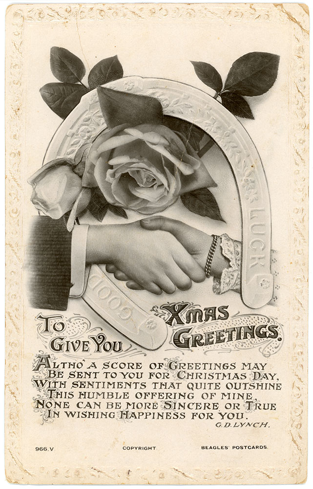 Christmas greeting card from the Quelch Forno collection