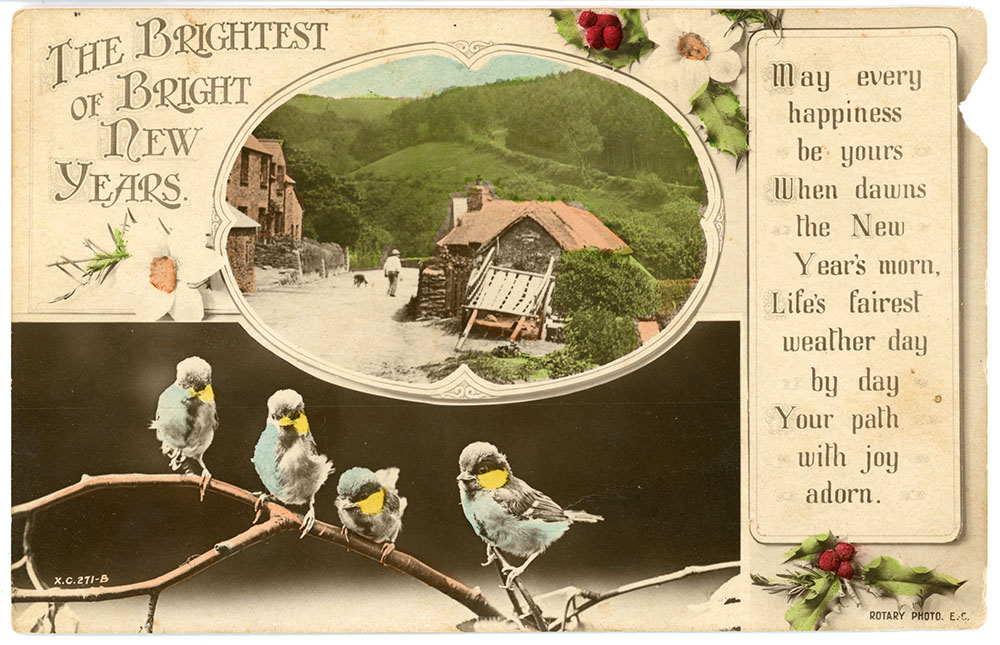 New Year greeting card from the Quelch Forno collection