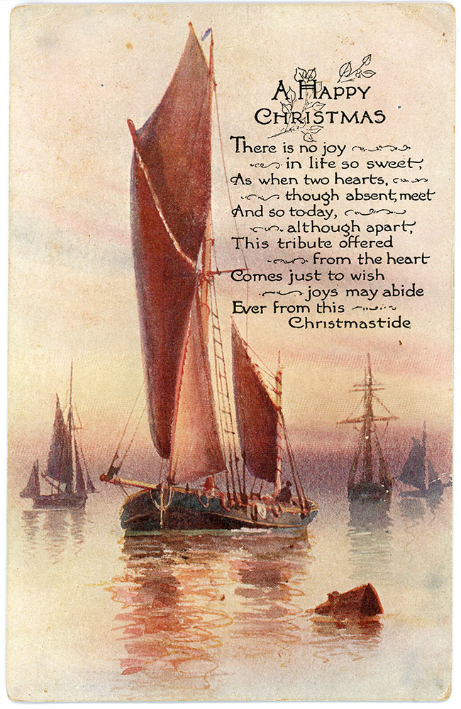 Christmas greeting card from the Quelch Forno collection