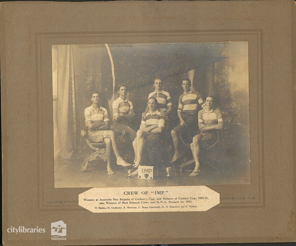 Crew of "IMP." team portrait