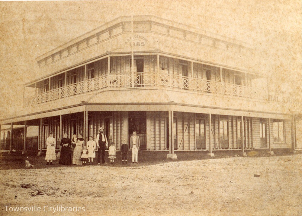 Great Britain Hotel, Dean Street, South Townsville, ca. 1885