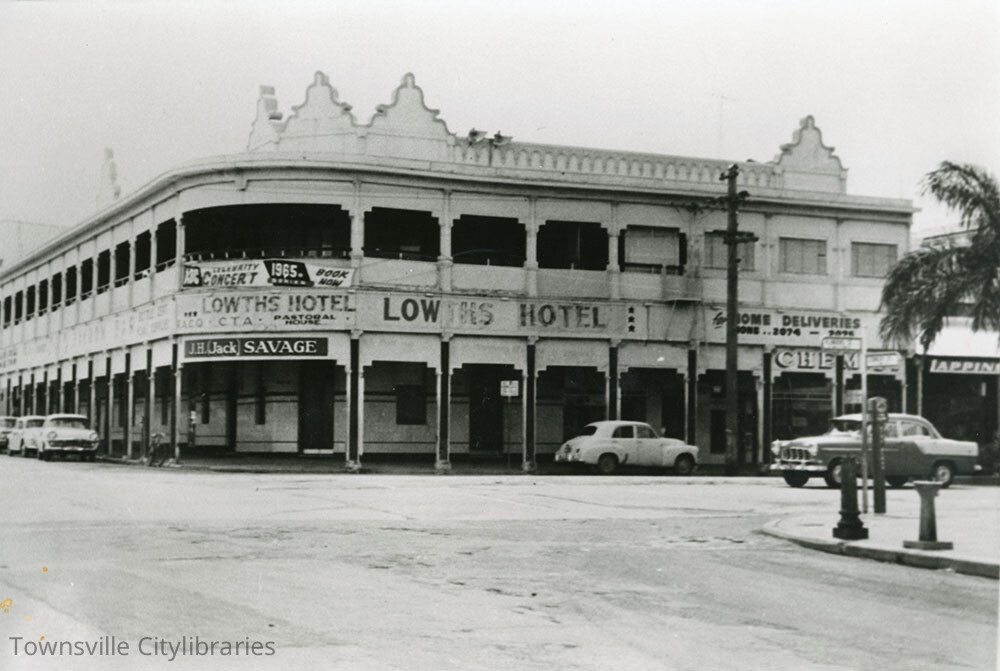 Lowth's Hotel, Flinders Street, Townsville, 1975