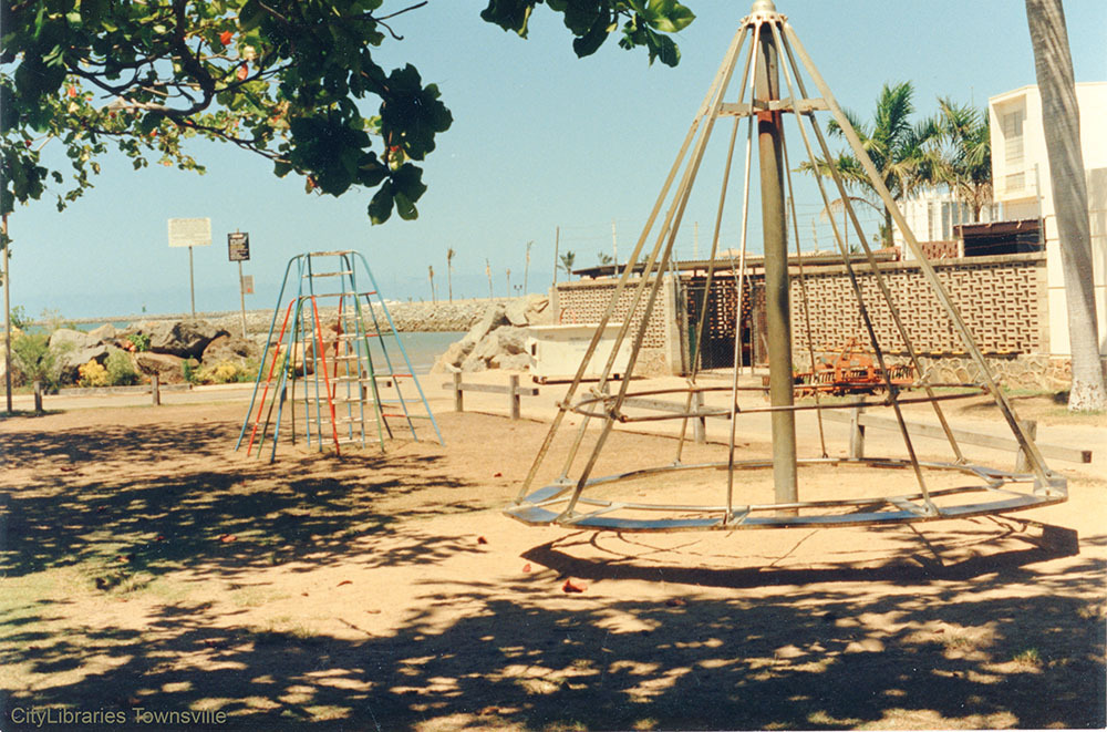 Play equipment in Sister Kenny Park, the Strand, Townsville