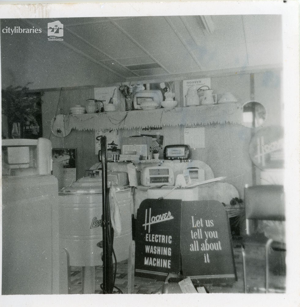 Max Hillman's Electric Shop, Flinders Street, Townsville City, Townsville, 1953