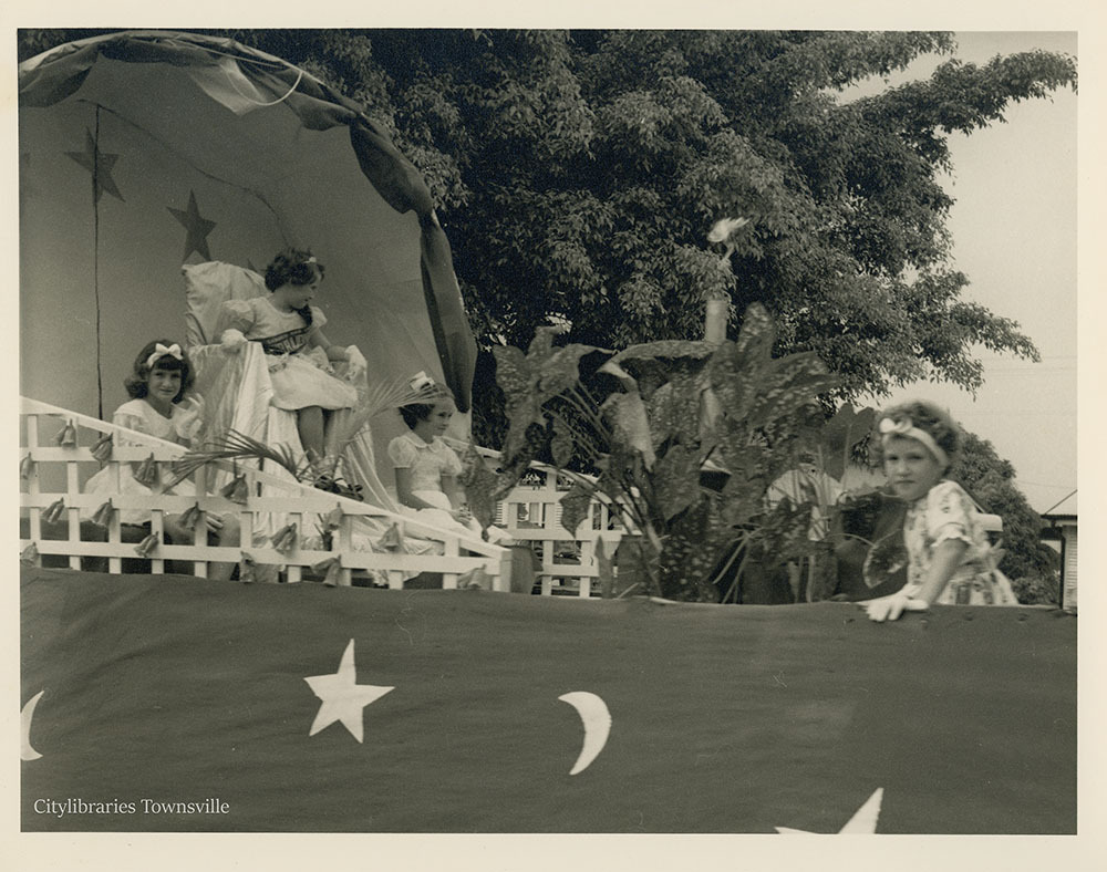 Centenary parade float Townsville, 1964