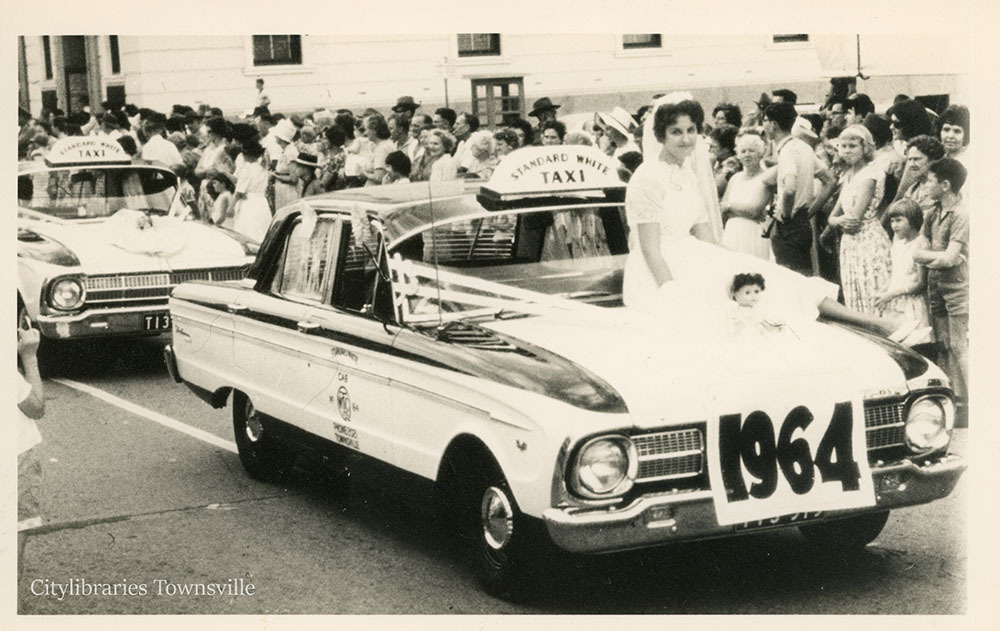 Centenary procession, Charters Towers Road, Townsville, 1964