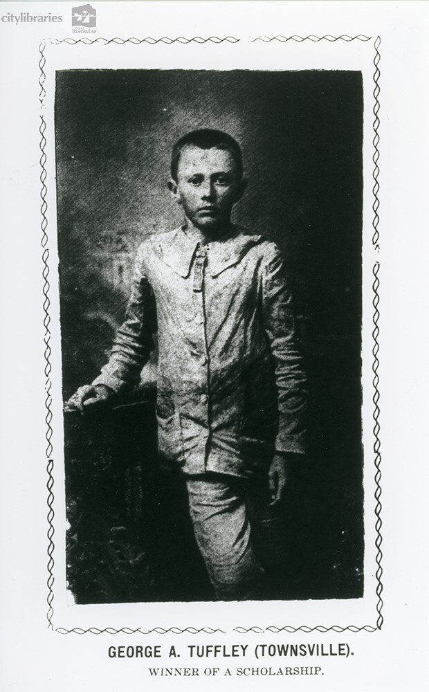 George A. Tuffley, a scholarship winner, Townsville, 1908