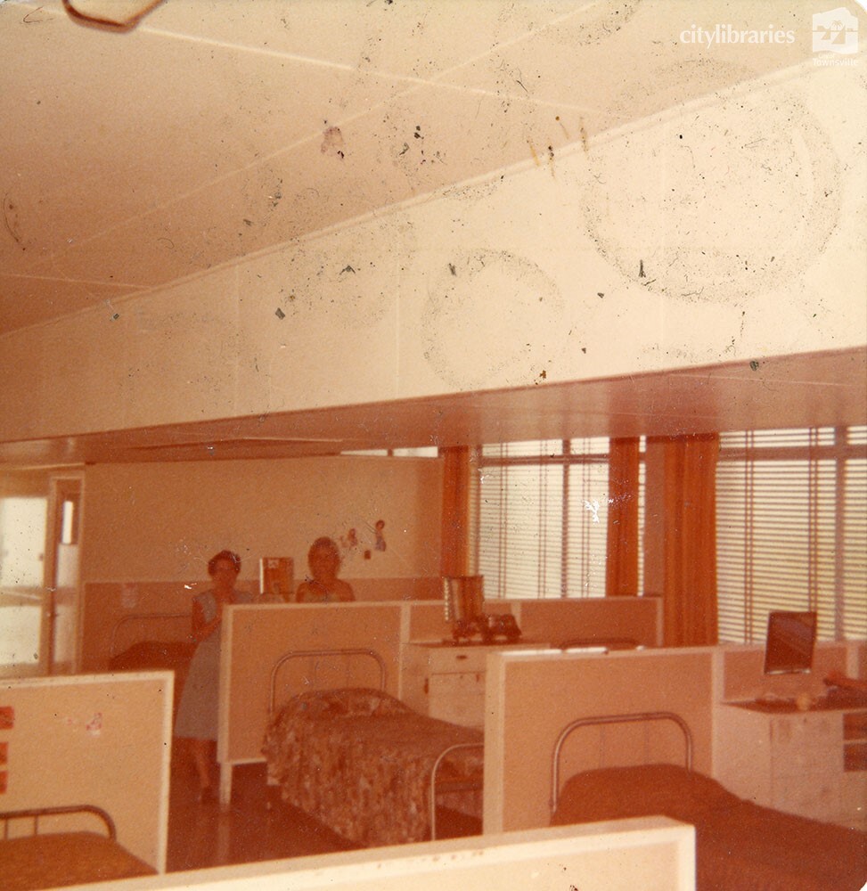 Staff members in girl's dormitory at Carramar Children's Home, Townsville, ca. 1974