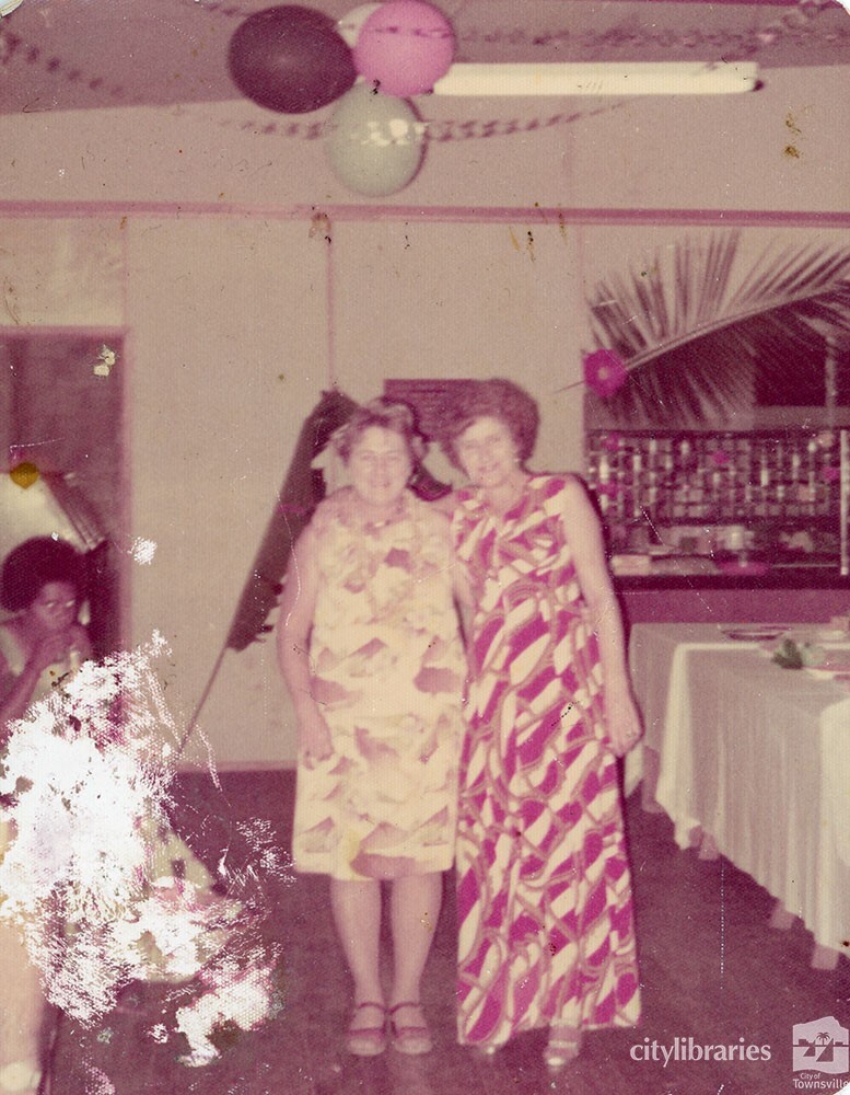 Staff members of Carramar Children's Home at a party, Townsville, ca. 1975