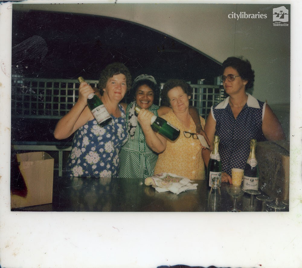 Staff members of Carramar Children's Home at a party, Townsville, ca. 1975