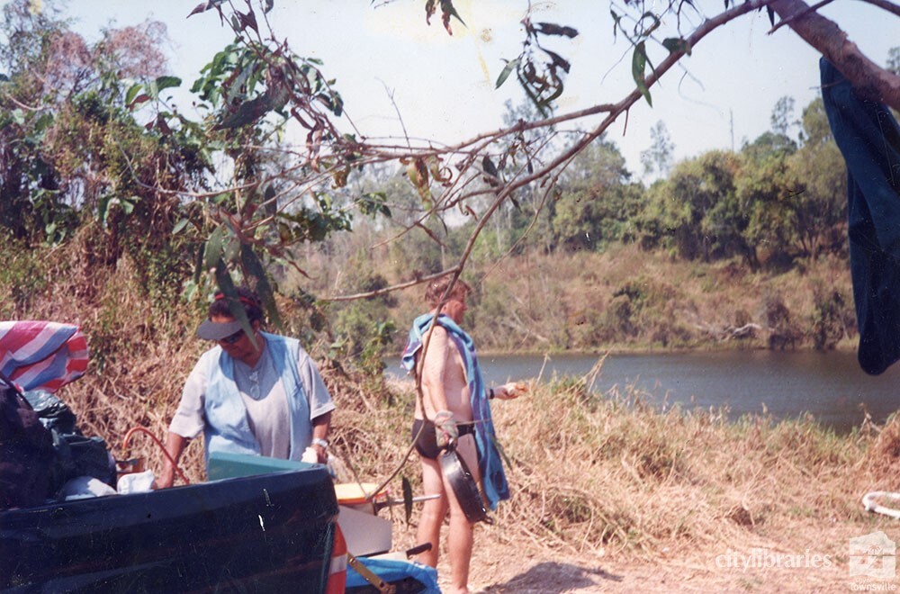 Two staff members of Carramar Children's Home by the river, Townsville, ca. 1990