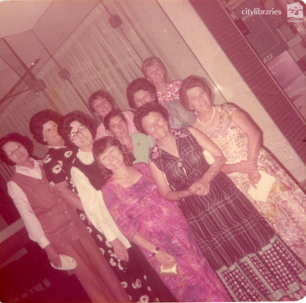 Group photograph of Carramar Children's Home staff, Townsville, 17 March 1970