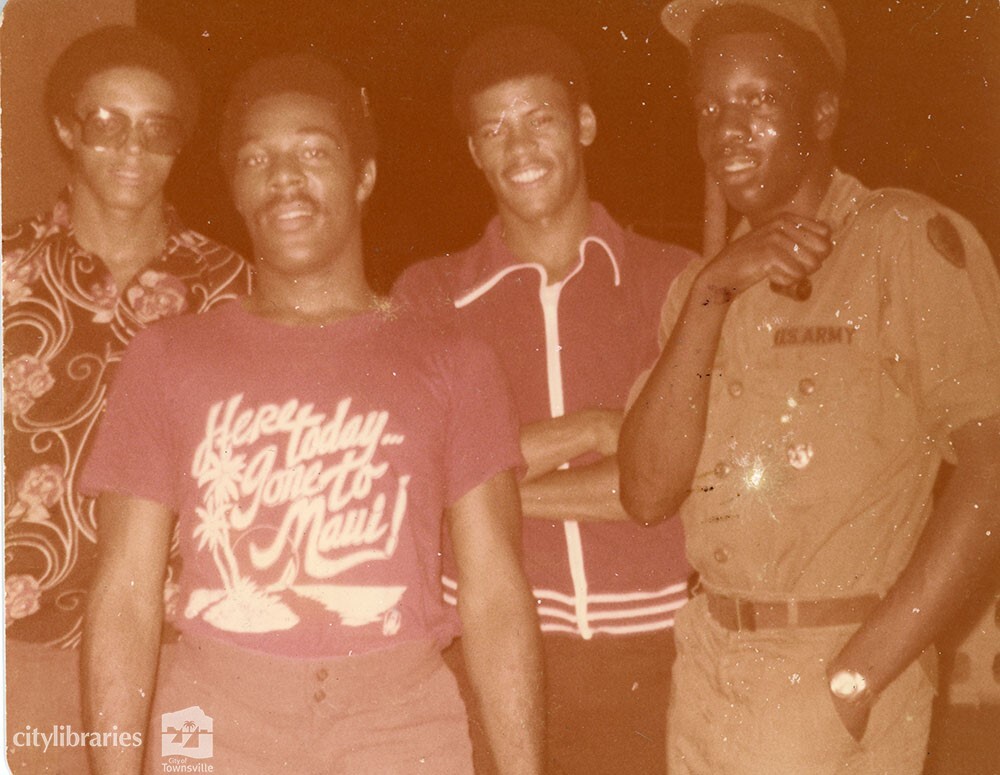 Four staff from Carramar Children's Home at an Easter Party, 17 March 1970
